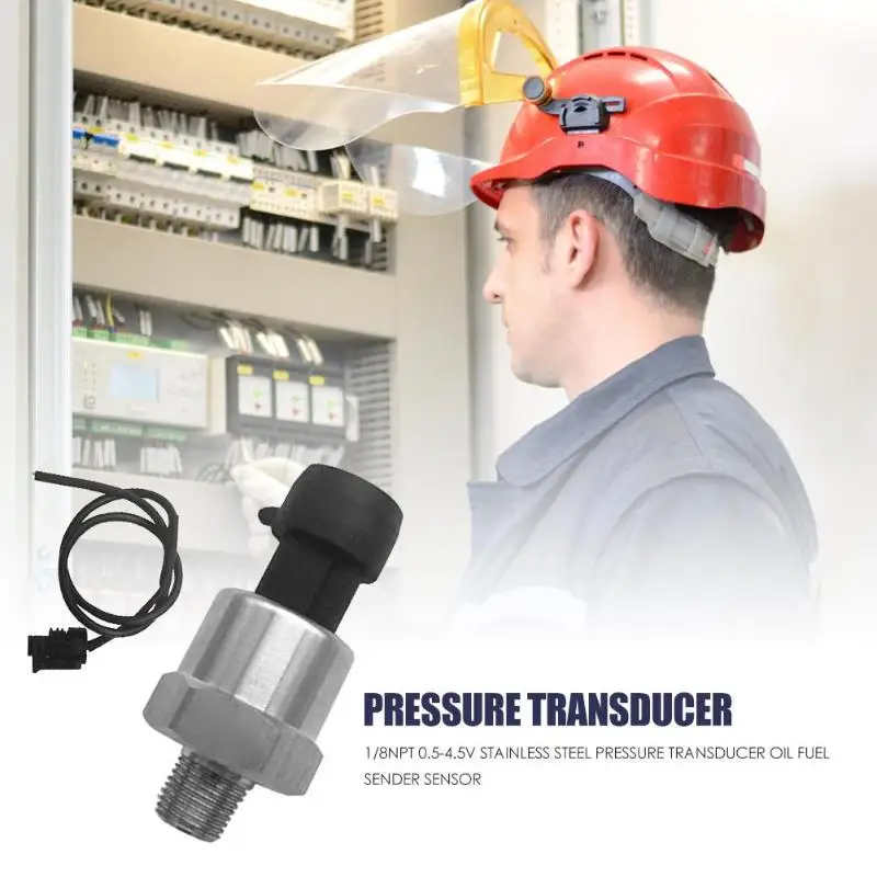 

1/8NPT Pressure Sensor Transmitter Transducer Sender Sensor Reliability Durable for Oil Fuel Necessary Household Gadgets