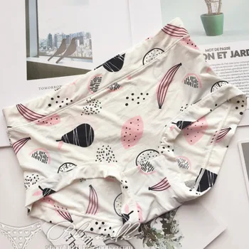 

SP&CITY Cute Panties Sexy Women's Underpant Ice Silk Seamless Thong Comfort Underwear Cotton Briefs Girl Mid-Rise Lingerie Tanga