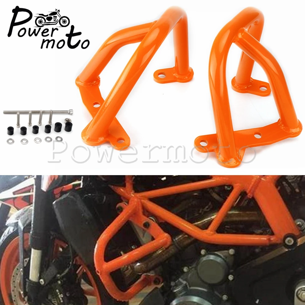 Motorcycle Stainless Steel Engine Bumper Guard Protection Crash Bars Frame Protector For 390 250 Naked Bike 2013-2019 2018 2017 |