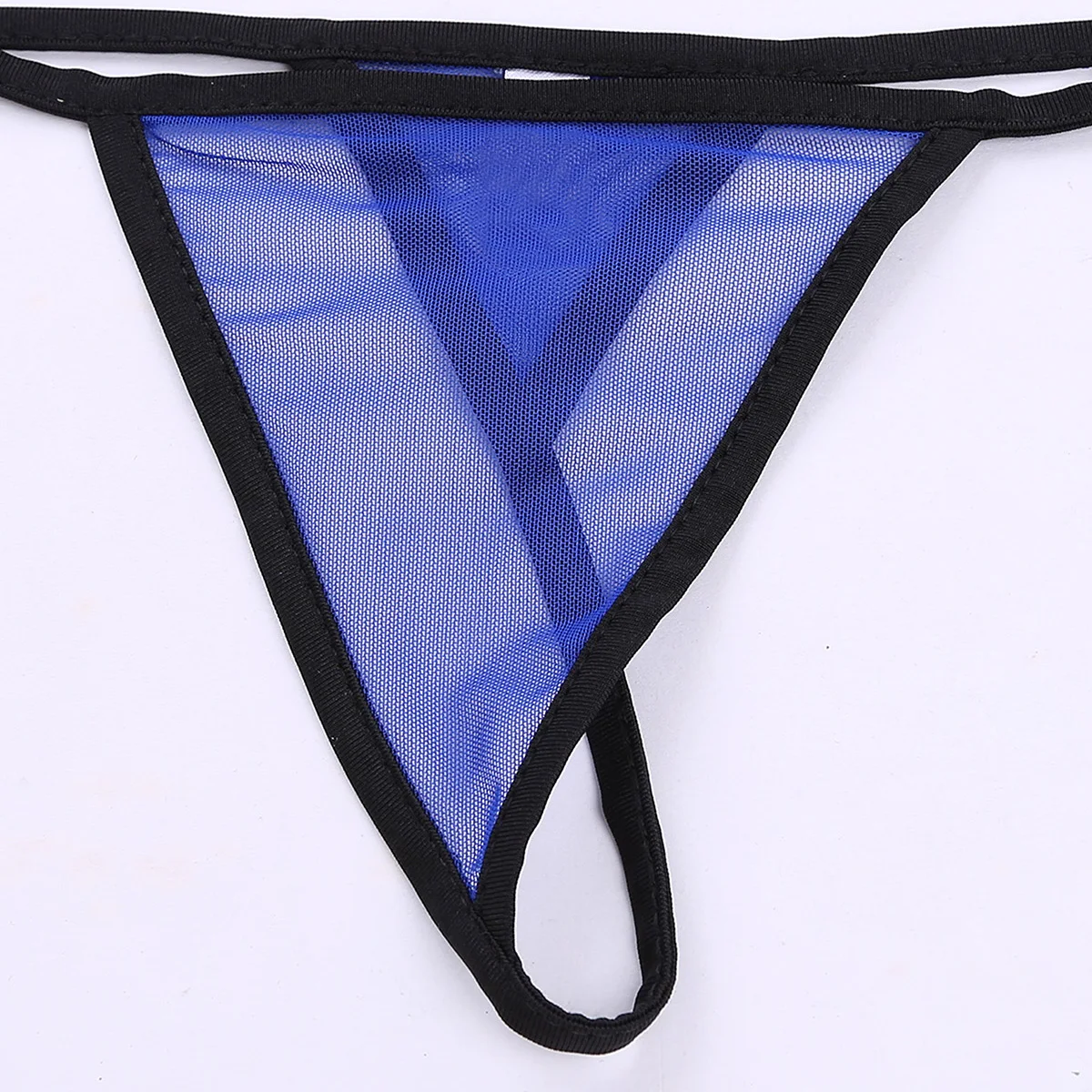 TiaoBug для взрослых прозрачный сетчатый купальный костюм мини купальники с завязками микро бюстгальтер топ с трусики-танга женский сексуальный комплект бикини