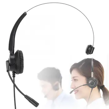 

H500-VA ABS Telephone Operator Headset Adjustable Service Earphone Comfortable Communication Headphone