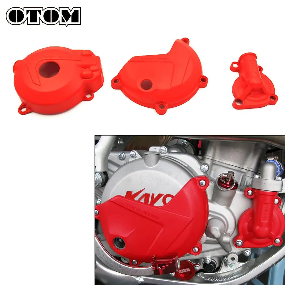 Защита сцепления двигателя OTOM Крышки водяного насоса подходит для Zongshen NC250cc