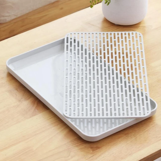 Drain Tray, Clear Plastic, Large