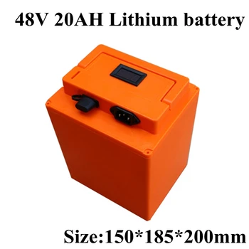 

48V 20Ah Lithium Li Ion Battery Pack with Indicator for Ebike Electric Mini Scooter Power Supply Wheelchair Motorcycles +charger