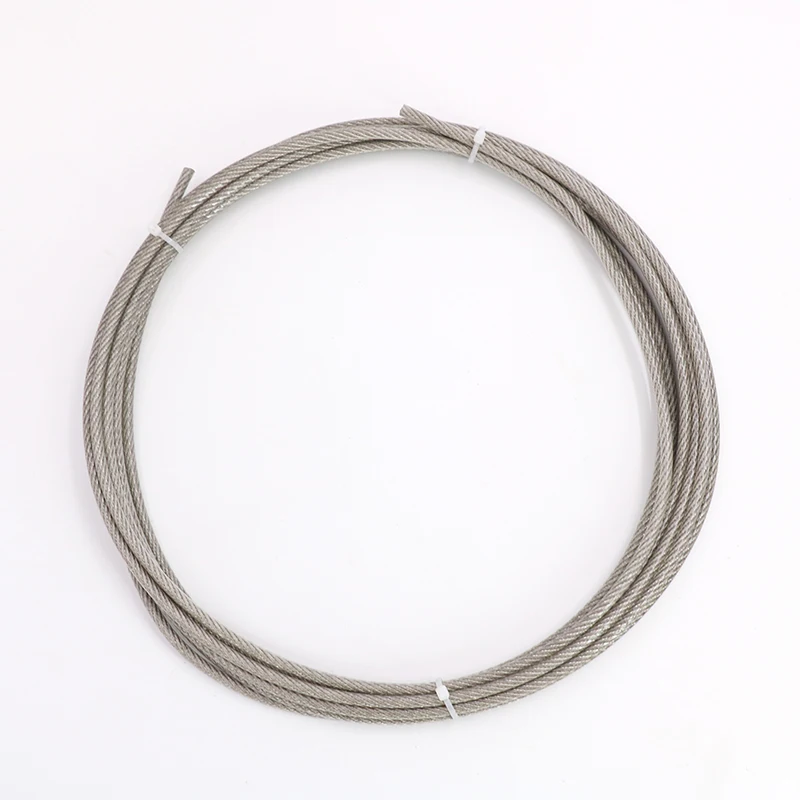 Câble En Acier Inoxydable Gainé PVC Noir - Diamètres 1 à 6mm, Anti-rouille Et Résistant, Parfait Pour Bricolage
