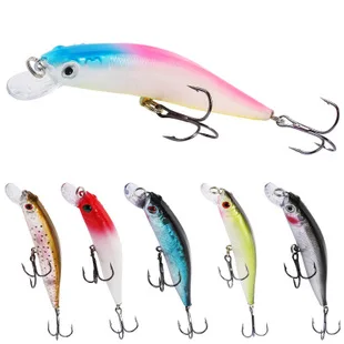 2020 New Minnow Fishing Lure Wobbler Relax Part Laser Casting sinking Jerkbait Artificial Hard Bait Crankbait | Спорт и развлечения