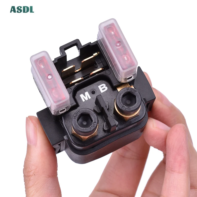 Motorcycle GE Parts Starter Solenoid Relay ignition Key Switch For