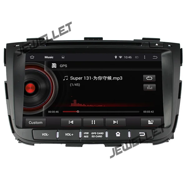 Excellent Quad core 1024*600 HD screen Android 9.0 DVD GPS radio Navigation for Kia Sorento 2013-2014 with 4G/wifi,DVR,V-20 disc,POP,1080P 5