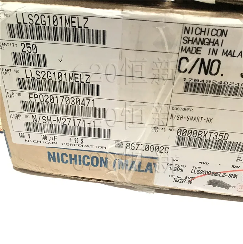 4 шт. Новый NICHICON LS 400V100UF 22x25мм электролитический конденсатор 100 мкФ/400 В 85 градусов ls
