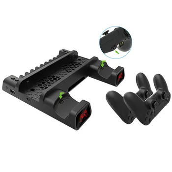 

Vertical Stand Cooling Fan Controller Charging Docks for PS4 Slim/PS4/PS4 Pro Cooler Dual Controller Charger Charging Station