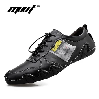 

Genuine leather Men Casual Shoes Soft Comfortable Moccasins Loafers Slip-on Male Flats Sneaker