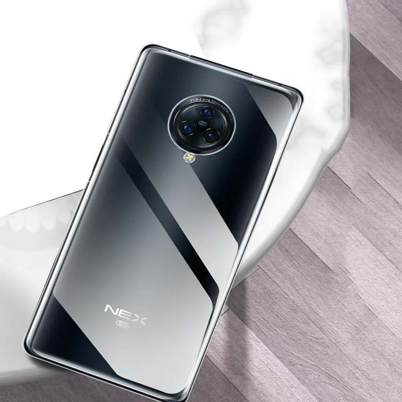 Прозрачный Роскошный чехол для VIVO Nex 3 Y17 Y3 Y15 V17 Pro TPU Мягкий силиконовый чехол s для VIVO Nex 3 Y17 Y3 Y15 V17 Pro задняя прозрачная крышка - Цвет: Прозрачный