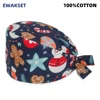 Unisex Soft Scrub Cap Cartoon Printing Scrubs Hat for women surgicals hat women's and men operating room hat Nursing accessories 3