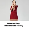 Wine red tops