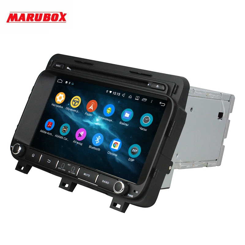 Штатная магнитола для Kia Optima K5, MARUBOX KD8234,Штатное головное устройство для Киа Optima K5-, Android 9.0,Восьмиядерный процессор,встроенный DSP,IPS экран,Оперативная 4GB, Встроенная 64GB