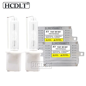

HCDLT AC 70W HID Slim Ballast Xenon Kit DLT F7 Fast Start Reactor Ignition Block 4300K-8000K 70W H3 H1 H7 H8 H11 D2H Xenon Bulb