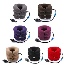 U-образная подушка для шеи воздушная надувная подушка Шейная Шея плечо трактор боль Расслабляющая поддержка Массажер подушка Тяговая мягкая