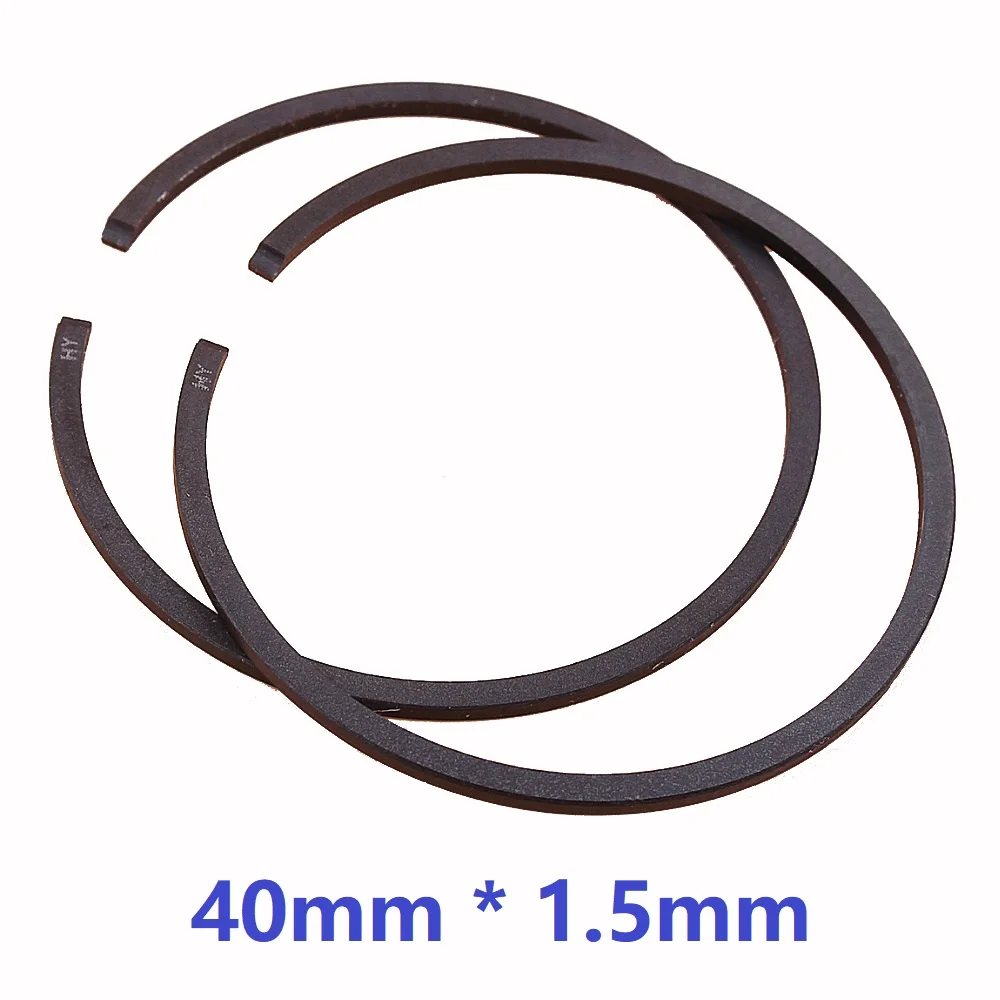 2pcs/lot 40mm X 1.5mm Piston Ring Fit HUSQVARNA 40 41 136 137 141 142 142E 238 340 338XPT 339XP Jonsered 2040 CS2040 Chainsaw |