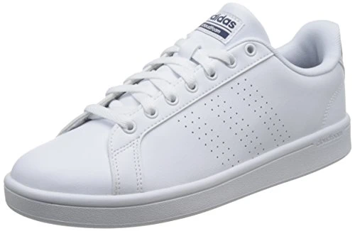 Adidas CF Advantage Cl, men's shoes, White (FTWR White/Collegiate Navy), 47  1/3 EU