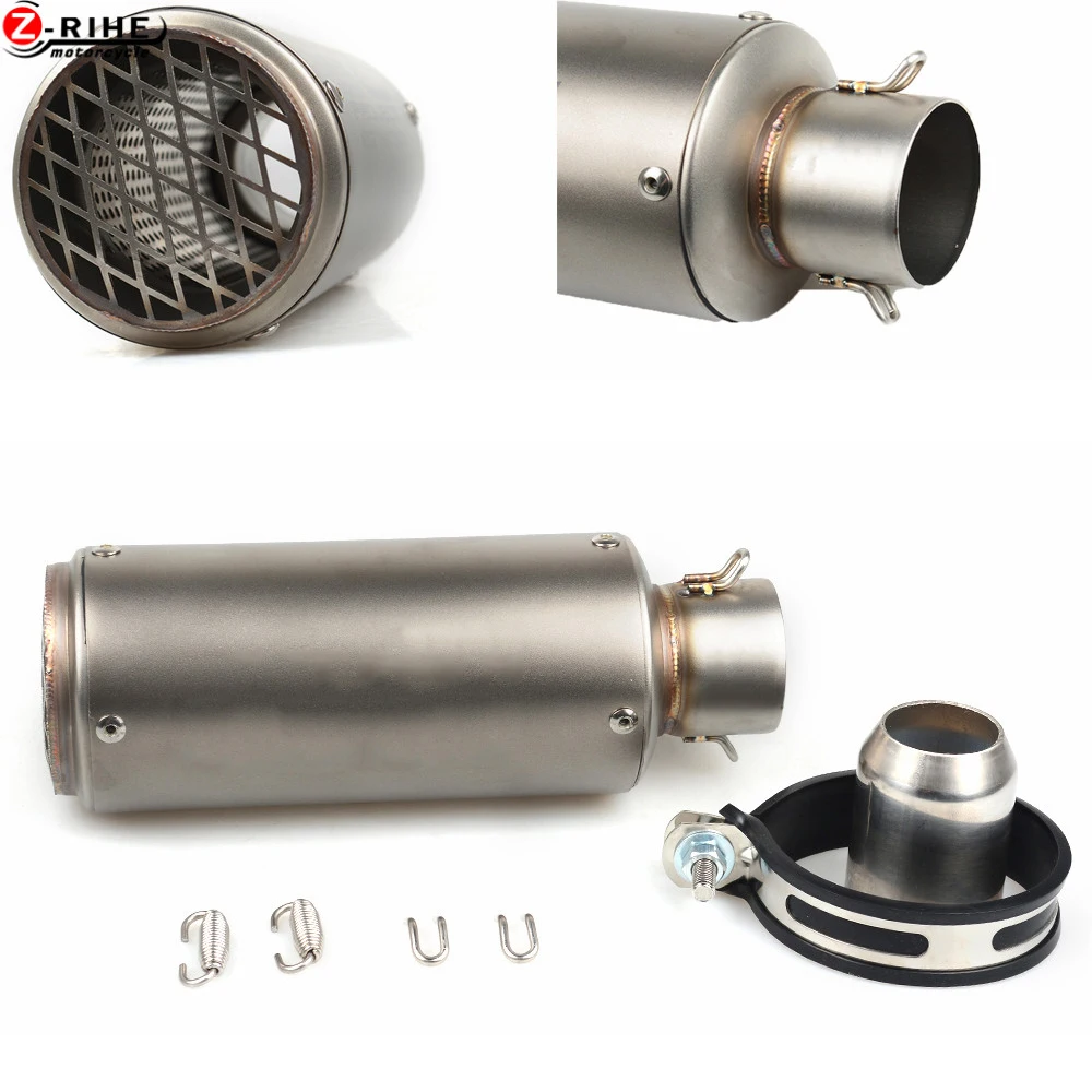 

Motorcycle Accessories Modified inlet Exhaust pipe Muffler Suitable for caliber models For SUZUKI DR-Z400E RM65 V-Strom 1000 ABS