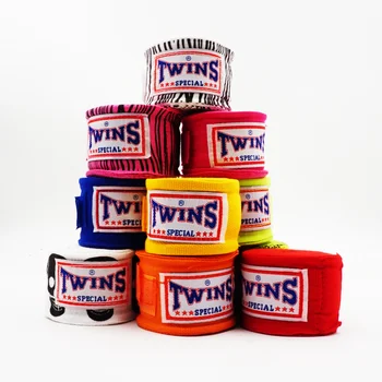 

TWINS 2pcs/pack 2.5M Boxing Hand Wraps MMA Kick Boxing Handwraps for Training 5cm width Bandages Muay Thai A