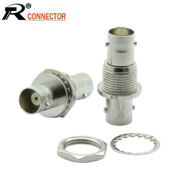 

5pcs/lot Dual BNC Jack Socket Screw Panel Mount BNC Female to BNC Female Panel Chassis Adapter Coaxial Connector