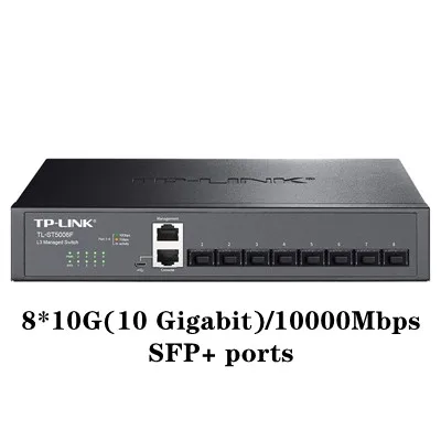 Tp-link 10 Gigabit Fiber Optic Network Converter 10gb Switch 10 Gigabit ...