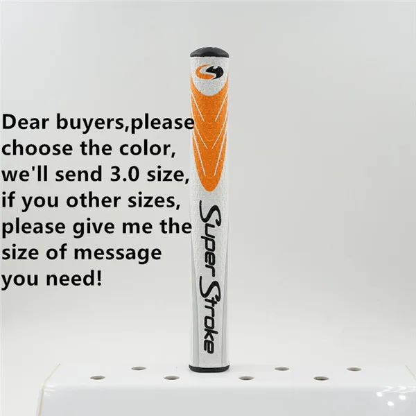 3.0 white orange Горячее предложение Non-slip Гольф обмотка для захвата Sup* реш* Fatso1.0/2,0/3,0/5,0 клюшки для гольфа Гольф сцепление с высоким качеством - Цвет: 3.0 white orange