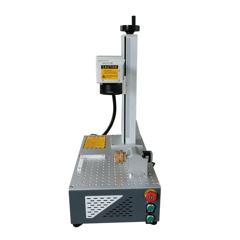 

rotary axis included Raycus 20W 30W 50W mini cnc metal engraving machine fiber laser marking machine 300*300mm