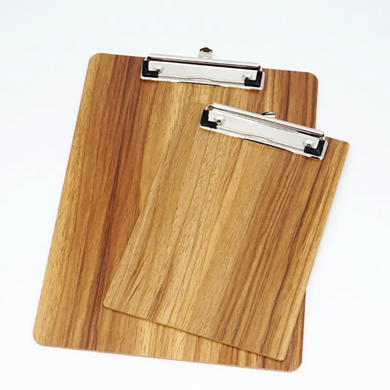 Portable Wooden Writing Clipboard A4 A5