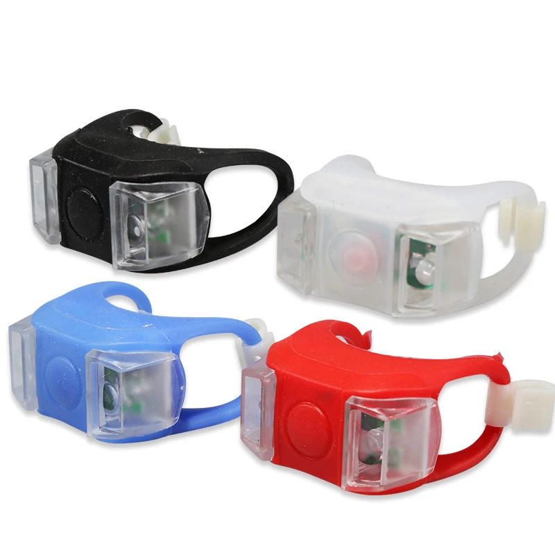 Discount New Front Light Silicone LED Head Bicycle Waterproof Double LED Tail Light Outdoor Night Riding Bike Safety Warning Light 3 Discount New Front Light Silicone LED Head Bicycle Waterproof Double LED Tail Light Outdoor Night Riding Bike Safety Warning Light 3