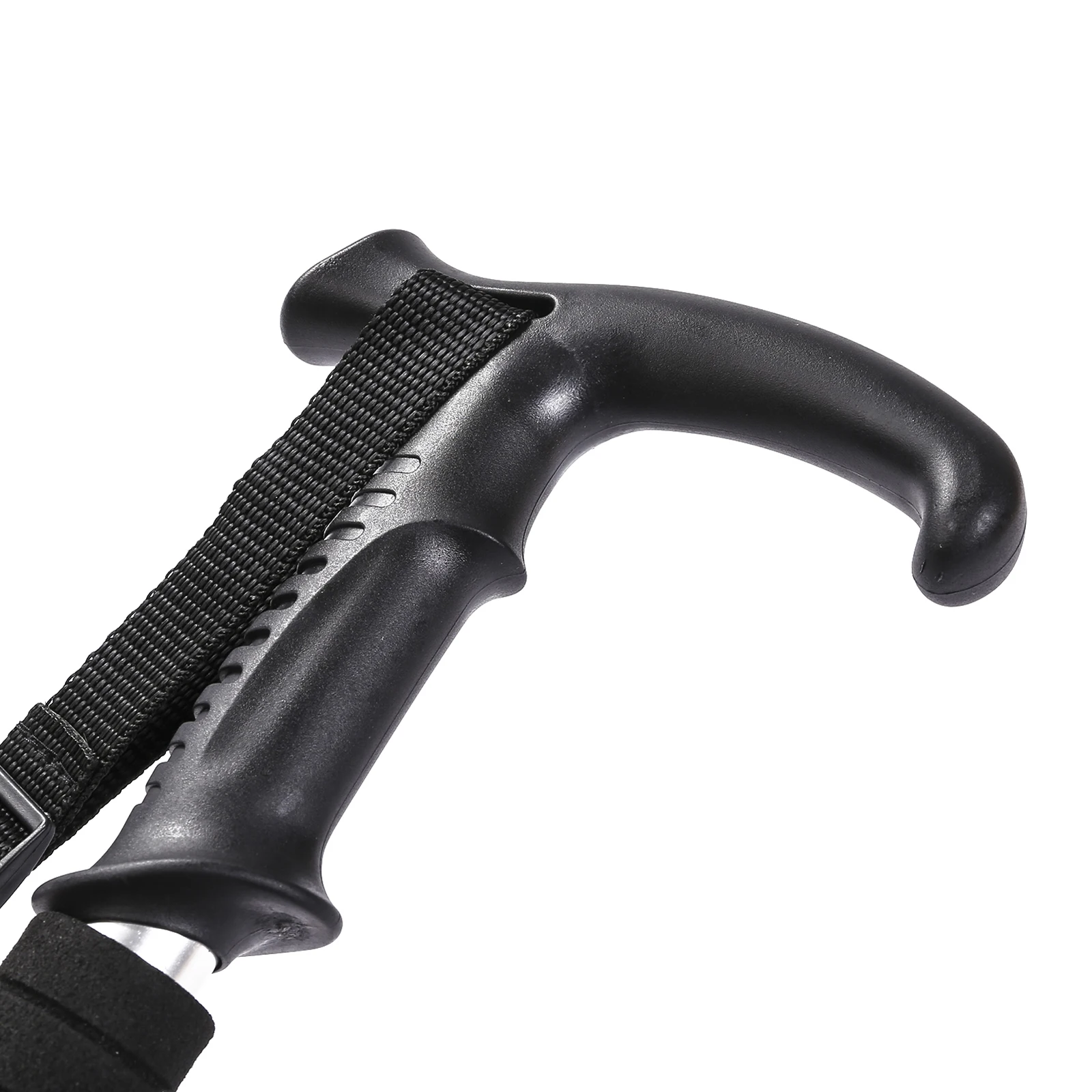 Outdoor Fold Trekking Pole Adjustable Length Aluminum Alloy Wood Nordic Walking Camping Hiking Stick Accessory trekking pole walking stick trekking poles