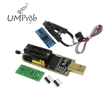 

CH341 24 25 Series EEPROM Flash BIOS USB Programmer Module + SOIC8 SOP8 Test Clip For EEPROM 93CXX / 25CXX / 24CXX
