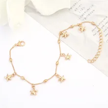 Производство ювелирных изделий Морская звезда пляж ножной браслет Европа и Америка пальцы ноги украшения алиэкспресс Лидер продаж