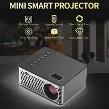 Кнопочный пункт 1080P HD домашний мультимедийный кинотеатр мини-проектор портативный USB AV TF HDMI проектор домашний кинотеатр проектор