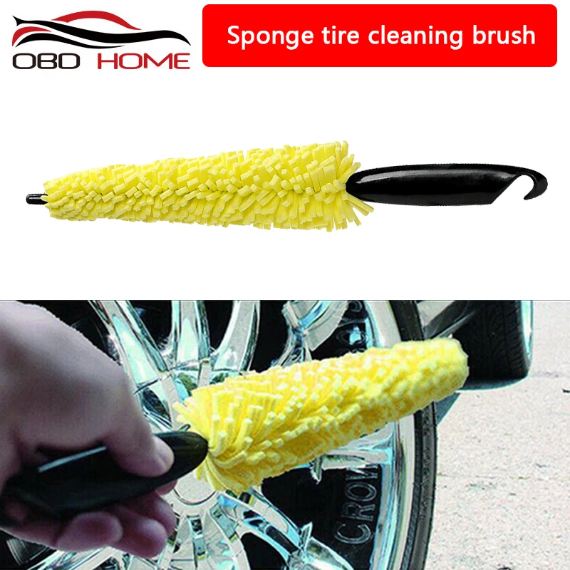 Universal Auto Car Accessories Rims Care Tire Wheel Washing Brush Plastic Handle Vehicle Cleaning Sponge | Автомобили и мотоциклы