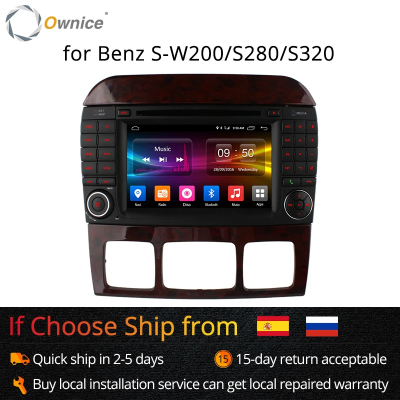 Ownice C500 8 ядерный телефон для Mercedes S Class S500 S600 S280 S320 S350 S400 S420 S430 W220 радио 4G GPS|car dvd