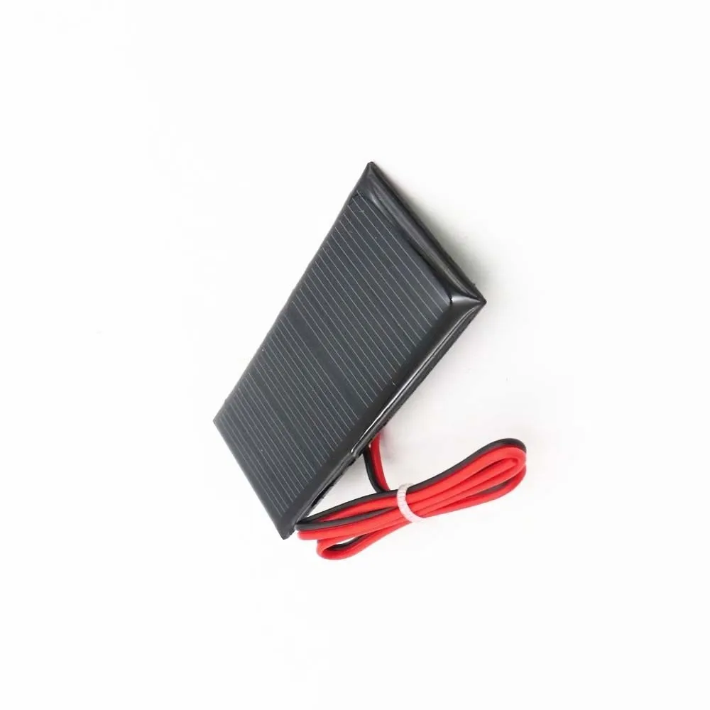 1 шт. x 5,5 в 70 мА с 30 см удлинительной проволокой панели солнечных батарей поликристаллического кремния DIY зарядное устройство маленькая мини солнечная батарея кабель игрушка