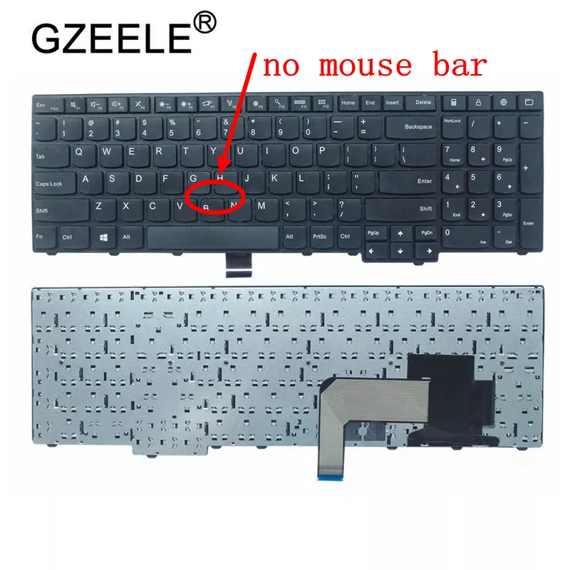 Новая клавиатура США для Lenovo E531 L540 W540 T540 T540P E540 W550 W541 без Черной подсветки IBM Thinkpad
