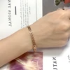 New High Quality Beehive Shaped Design 18 K Stainless Steel Bracelets For Women Popular Minimalist Bangles Gold Color Jewelry 6
