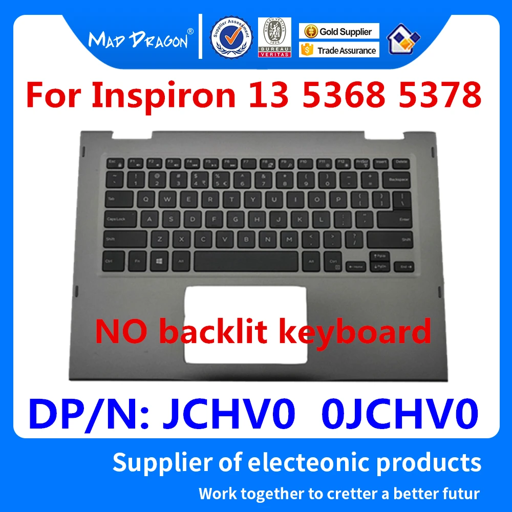 Laptop Housings Touchpads Computers Tablets Networking Genuine Dell Inspiron 13 5368 Palmrest Backlit Us Keyboard Jchv0 0jchv0 Topografiapv Cl