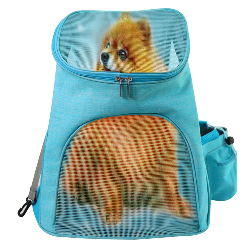 Dog Backpack Carrier, Pet Carrier Bag with Mesh for Small Dogs Cats Puppies, Comfort Cat Backpack Bag Airline Approved for Hikin