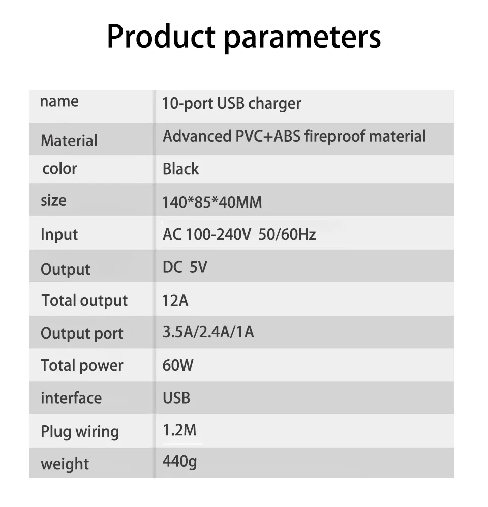 Универсальное настольное USB зарядное устройство смарт быстрый адаптер для Xiaomi для samsung S10 Plus телефон 6 портов США вилка настольная зарядная станция