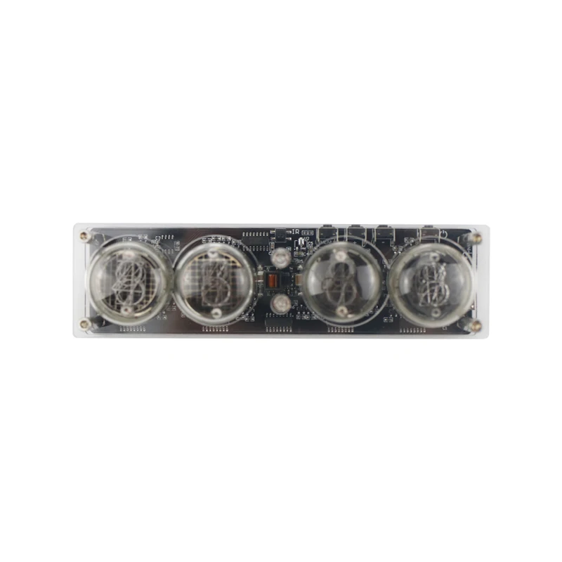 GHXAMP 4 битная светящаяся трубка Nixie часы фотолампа улучшенная версия светодиодный