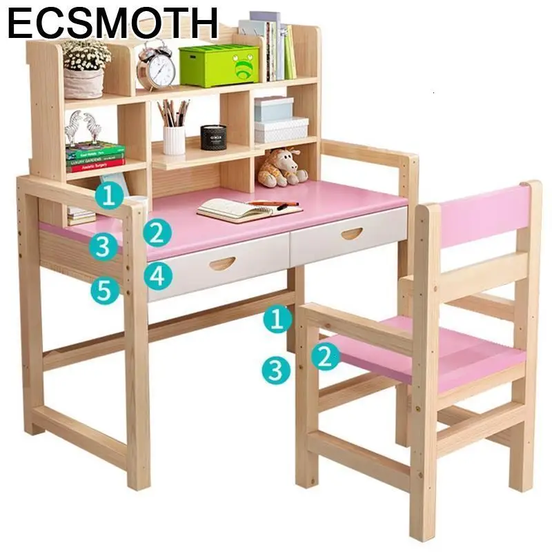 De Estudo Chair And Mesinha Infantil Scrivania Toddler Tavolino Bambini Children Adjustable Kinder Enfant Study Table For Kids |