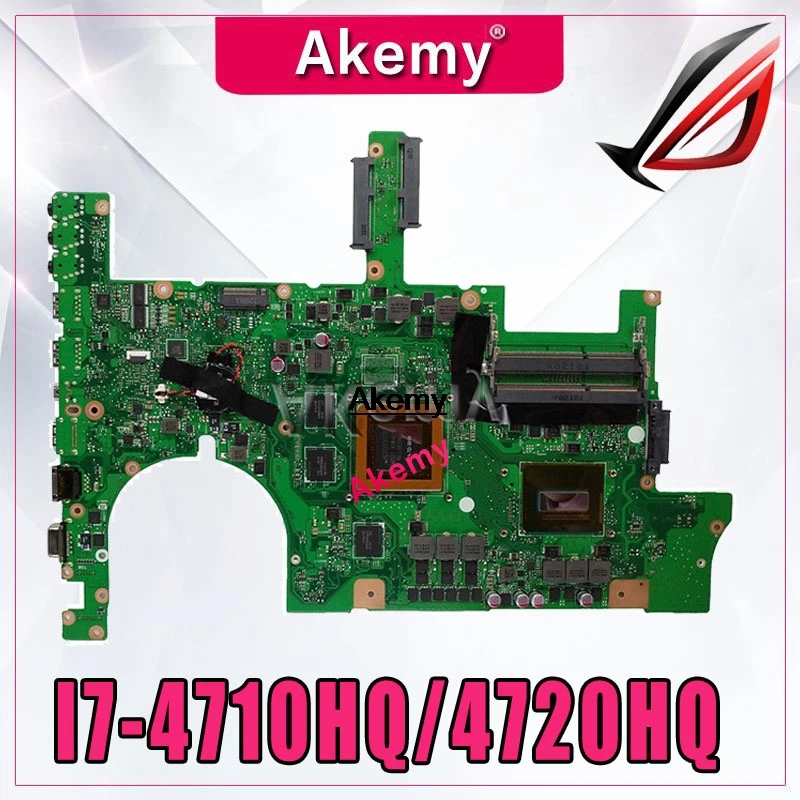 Akemy ROG G751JT материнская плата для ноутбука For Asus G751JY G751JL G751J G751 тест оригинальная