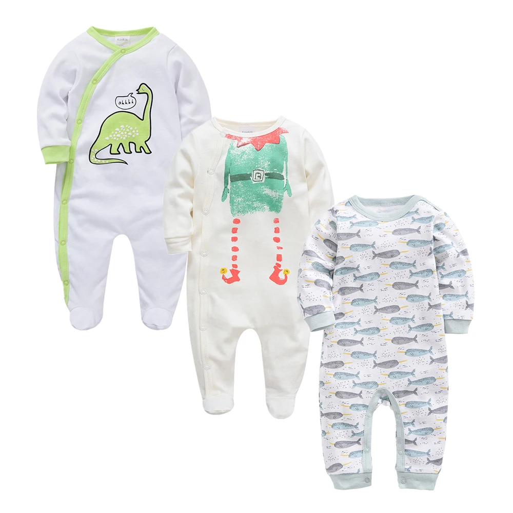 2019 г. 2 3 шт./лот Летний комбинезон для новорожденных мальчиков roupa de bebes Хлопковая