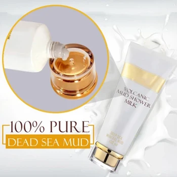 

Deep Spa Whitening Volcanic Mud Bath Milk Cream Body Wash Exfoliating Body Lotion For Men Women Skin Body Care 150ml