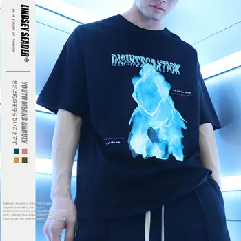 

Lindsey Seader 20ss Men Abstract Women Print Streetwear Hiphop T-shirt Harajuku Cotton Top Tee Short Sleeve Fashion Print Tshirt