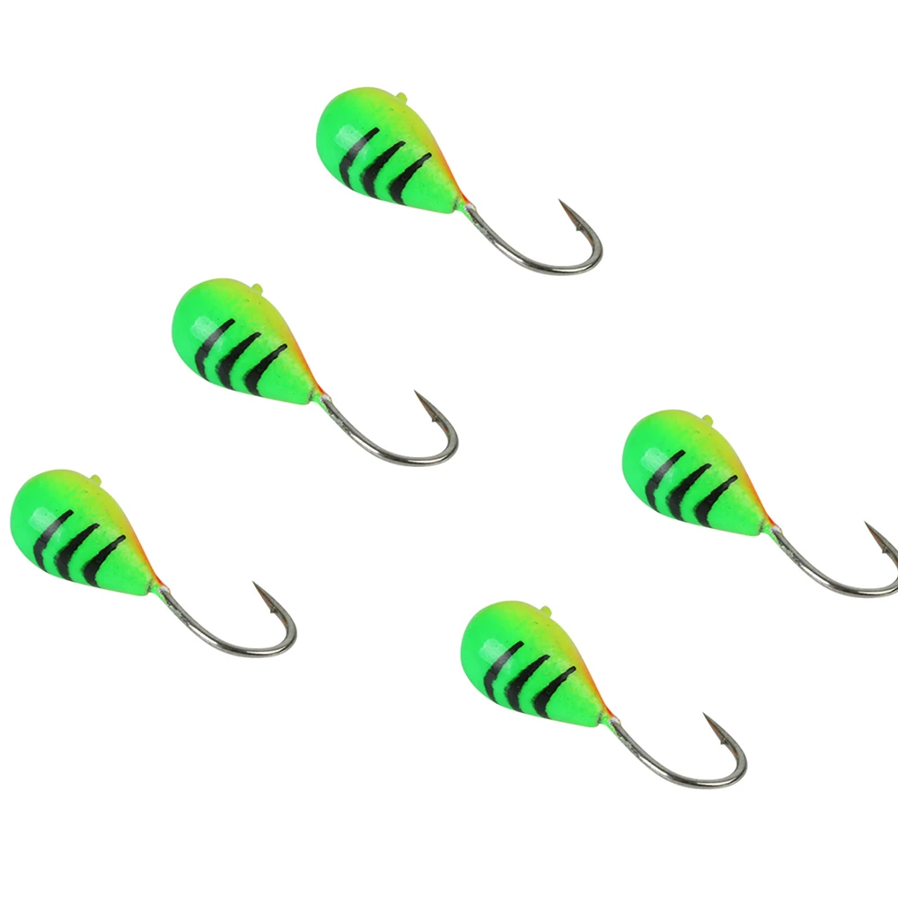 5pc Ice jig 050 Maximumcatch 16#14#12# вольфрамовый джиг для подледной рыбалки 0,42 г-1,90 г/11 мм-17 мм японский крючок для зимней рыбалки - Цвет: 5pc Ice jig 050
